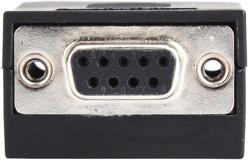 DB9 Female to Terminal Adapter Serial Connector 2Pcs Black Housing Plated Copper Pin - Image 2